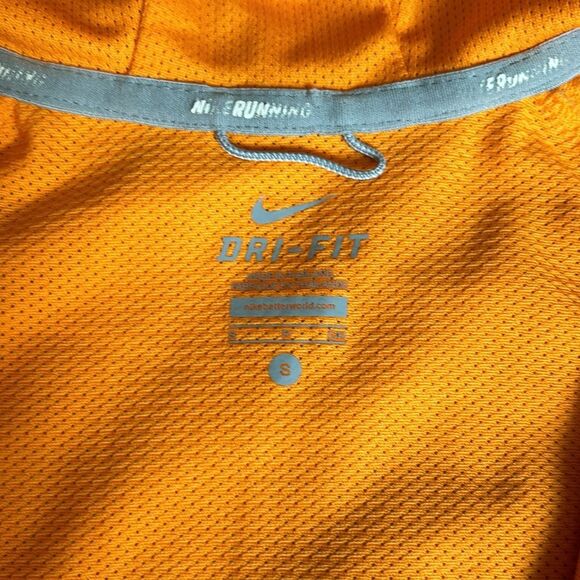 Nike Running Dri-Fit Orange Windbreaker Size S - Picture 3 of 7